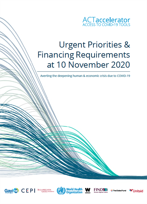 Urgent Priorities & Financing Requirements at 10 November 2020