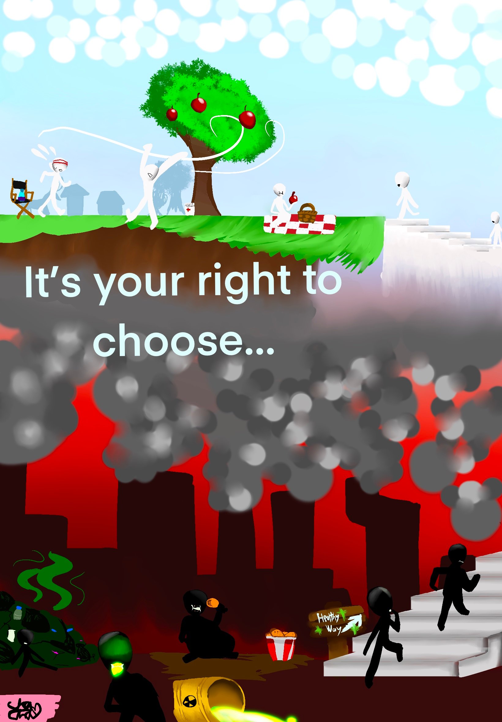 WHD2024 art competition - 1st prize - Indonesia - Alisha Sarasti Prayogo-Cat2-A