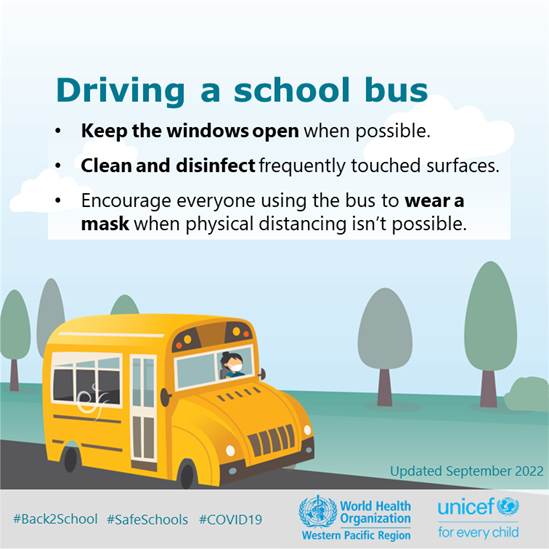 Graphics on COVID-19 and schools